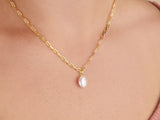 Sophia Pearl Necklace Charm by Little Sky Stone