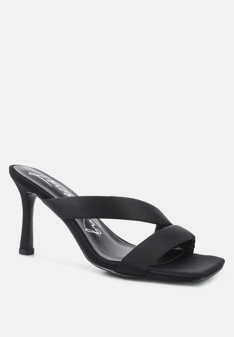 spice up dual strap heel sandals by London Rag