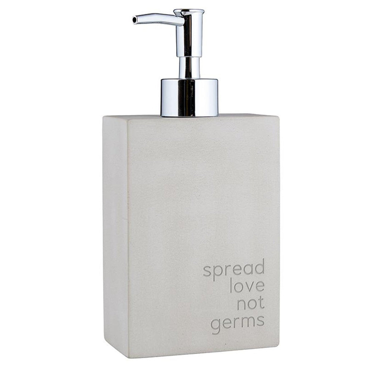 Spread Love Germs Hand Sanitizer Dispenser | Faux Cement by The Bullish Store