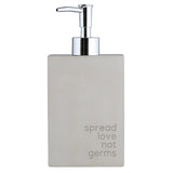 Spread Love Germs Hand Sanitizer Dispenser | Faux Cement by The Bullish Store