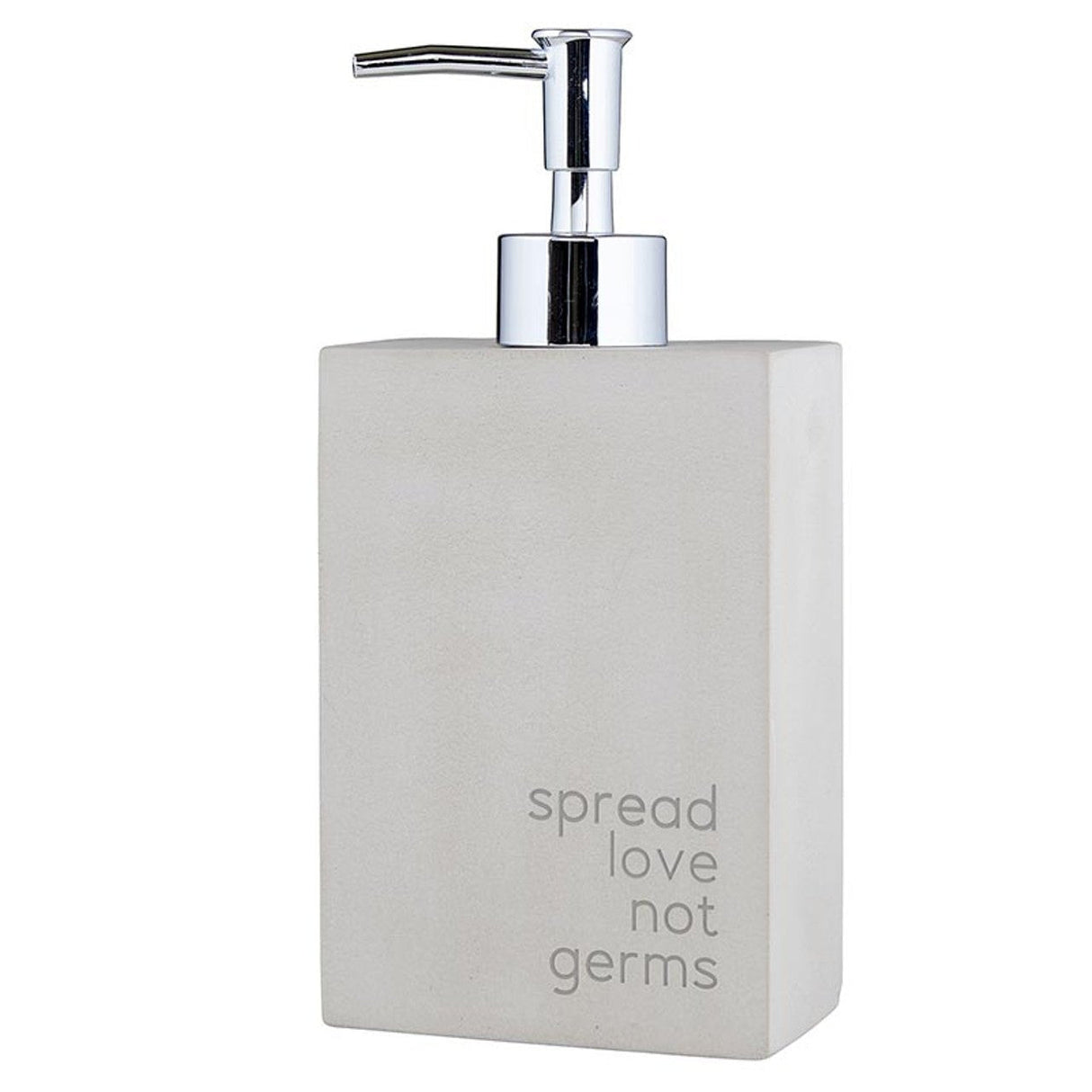 Spread Love Germs Hand Sanitizer Dispenser | Faux Cement by The Bullish Store