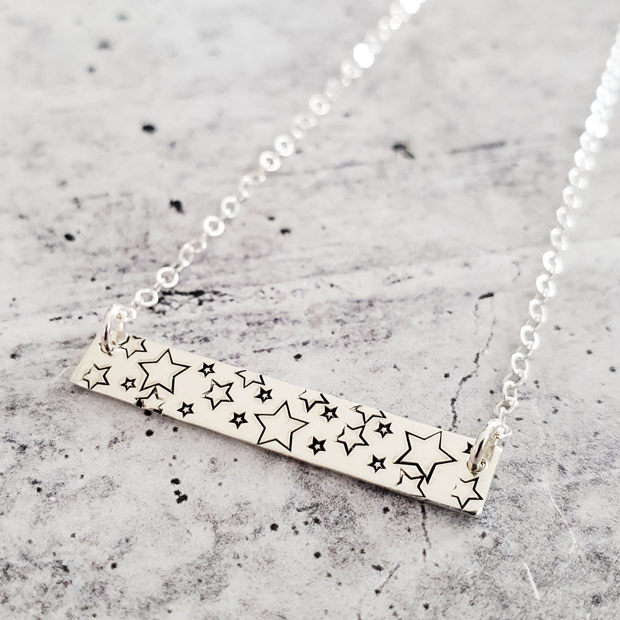 Star Lover Classic Bar Necklace by Salt and Sparkle