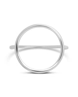 Sterling Silver Open Circle Ring by Sterling Forever