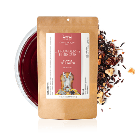 Strawberry Hibiscus by Open Door Tea CT