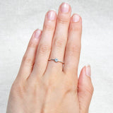 Blue Topaz Silver or Gold  Ring by Tiny Rituals