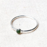 Bloodstone Silver or Gold Ring by Tiny Rituals