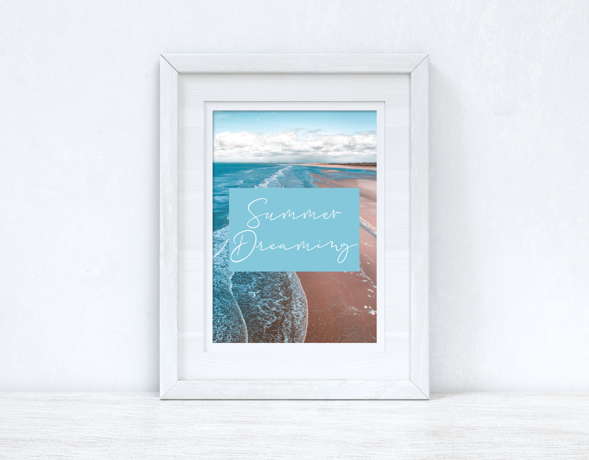 Summer Dreaming Beach Photography Summer Seasonal Wall Home Decor Print by WinsterCreations™ Official Store