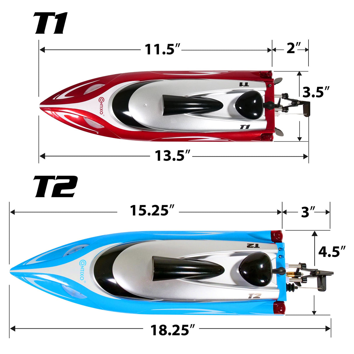 Contixo T2 Boat RC -Spare Transmitter Remote Controller by Contixo