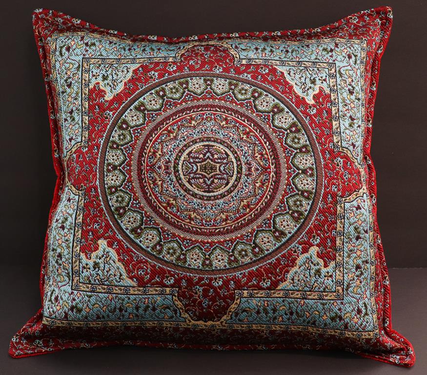 Mimosa Chenille Decorative Turkish Pillow by Bareens Designer Rugs