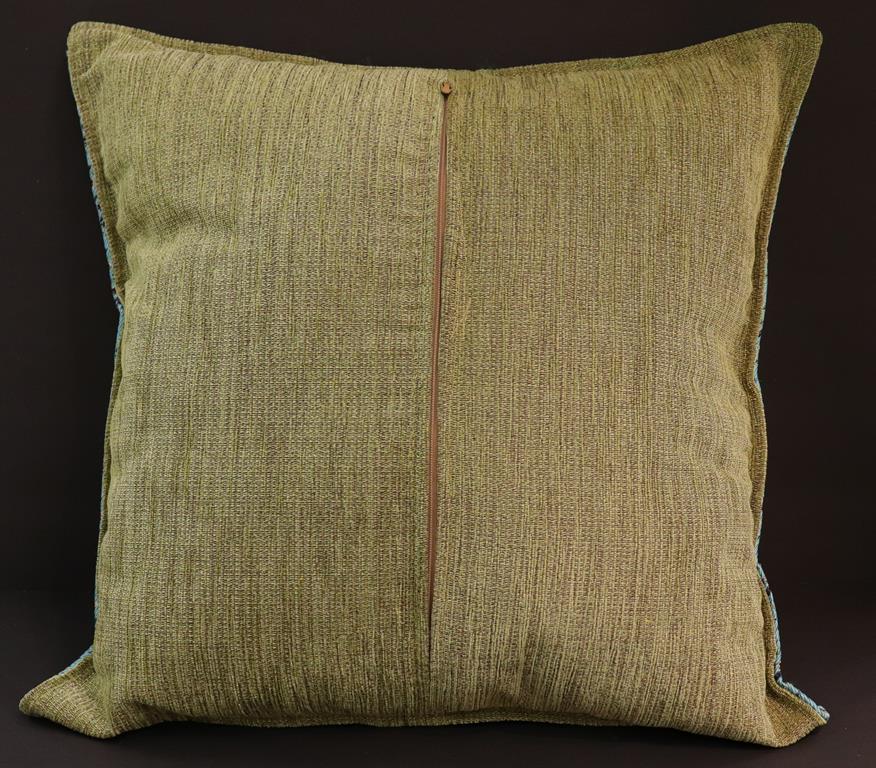 Mimosa Chenille Decorative Turkish Pillow by Bareens Designer Rugs