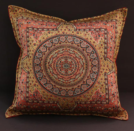 Mimosa Chenille Decorative Turkish Pillow by Bareens Designer Rugs