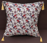 Amelia Mangolia Chenille Turkish Decorative Pillow by Bareens Designer Rugs