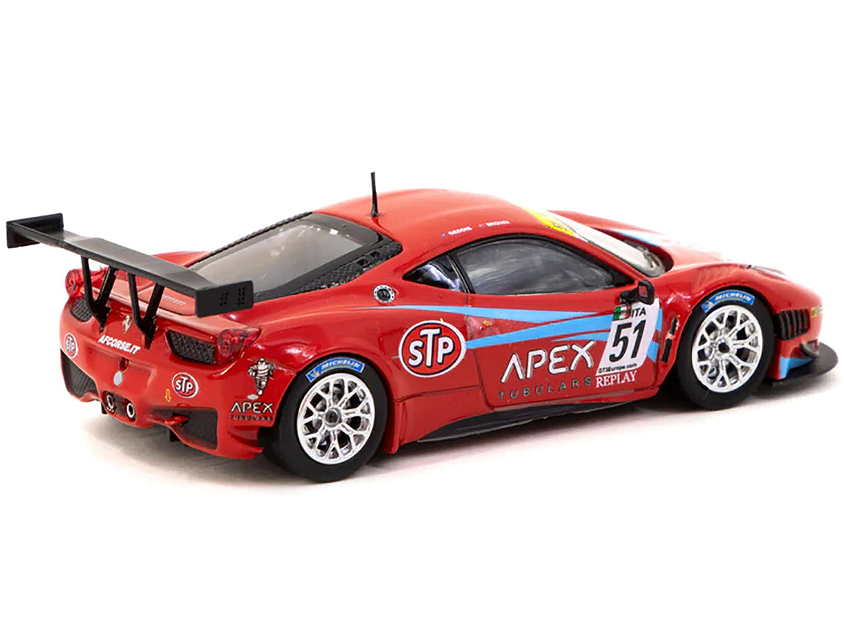 Ferrari 458 Italia GT3 #51 Daniel Brown - Glynn Geddie "FIA GT3 European Championship" (2011) "Hobby64" Series 1/64 Diecast Model Car by Tarmac Works