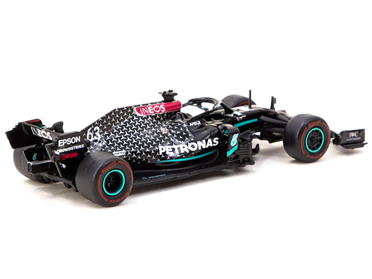 Mercedes-AMG F1 W11 EQ Performance #63 George Russell Formula One F1 "Sakhir GP" (2020) "Global64" Series 1/64 Diecast Model Car by Tarmac Works