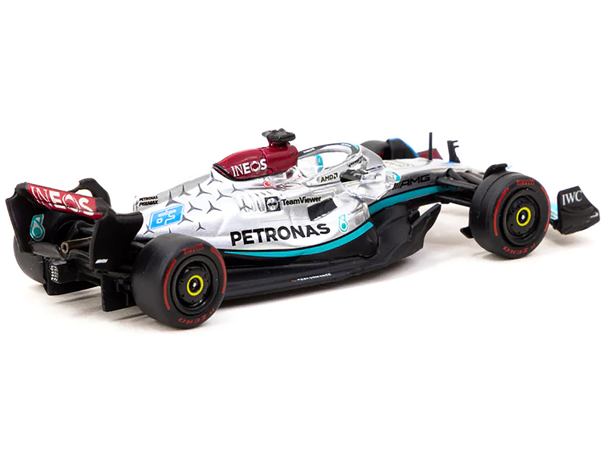 Mercedes-AMG F1 W13 E Performance #63 George Russell Formula One F1 Winner "Sao Paulo GP" (2022) "Global64" Series 1/64 Diecast Model Car by Tarmac Works