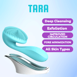 Tara Sonic Facial Cleansing Brush by ZAQ Skin & Body