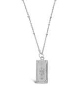 The Lovers Tarot Card Necklace by Sterling Forever