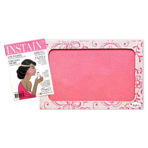 theBalm Instain Long-Wearing Powder Staining Blush - Lace Bright Pink