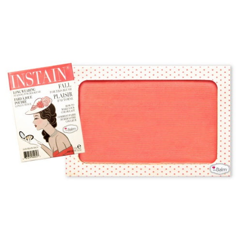 theBalm Instain Long-Wearing Powder Staining Blush - Swiss Dot Peach