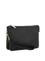 Tripe comparament convertible clutch crossbody wristlet by hfstylish