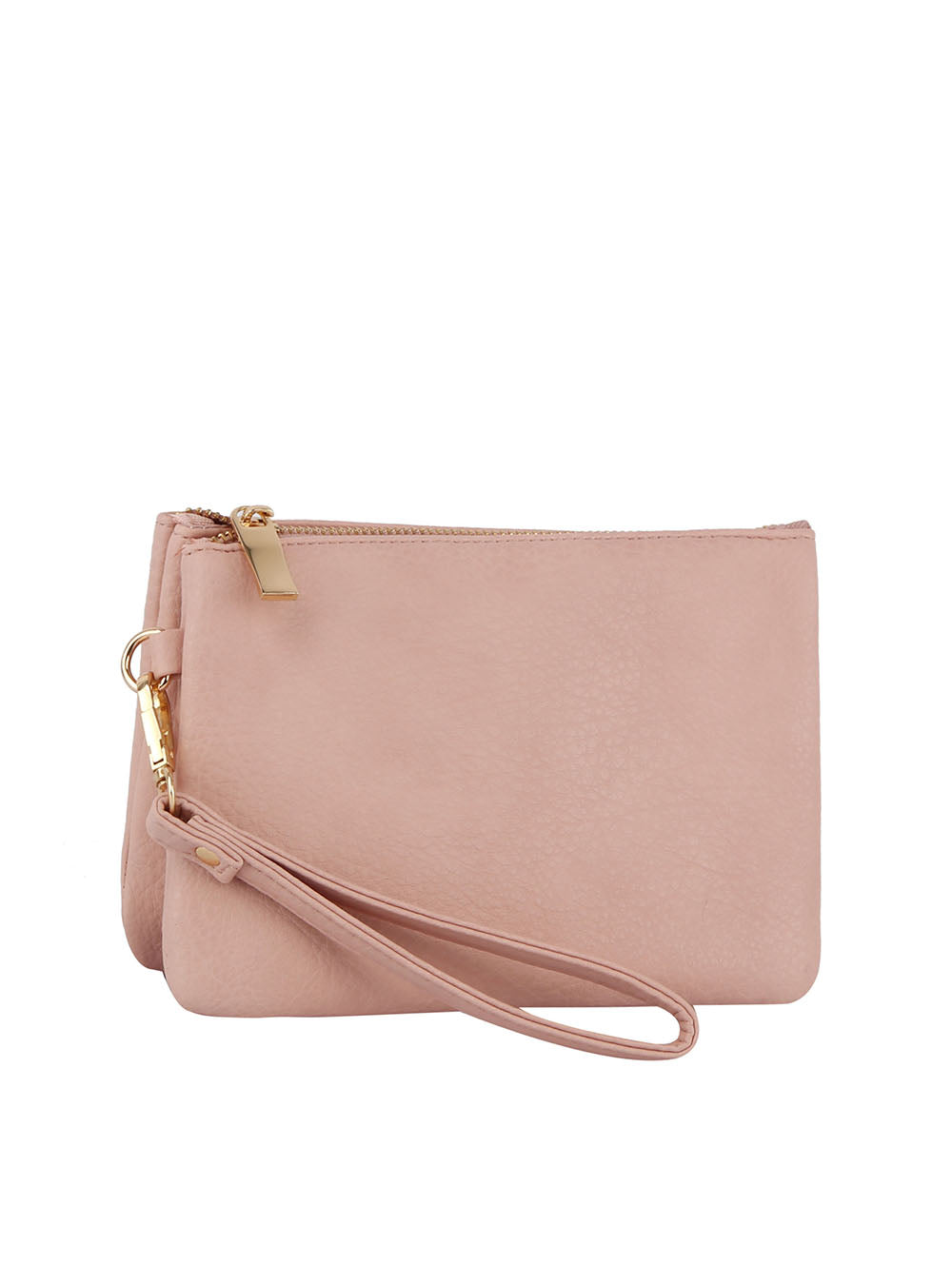 Tripe comparament convertible clutch crossbody wristlet by hfstylish