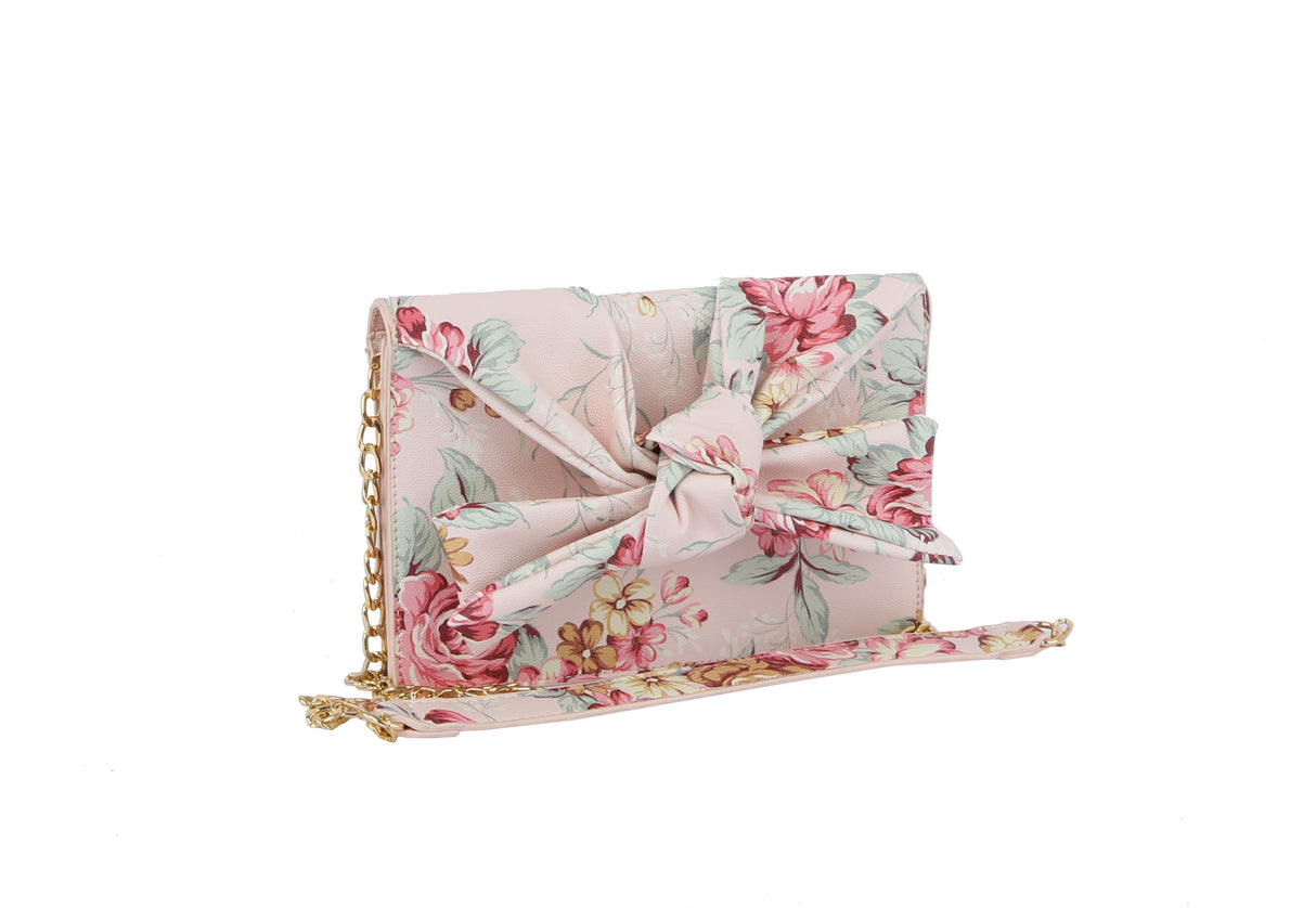 Fashion Flower Printed Evening Clutch Purse by hfstylish