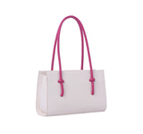 Contrast handle structured mini bag by hfstylish