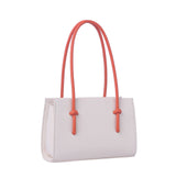 Contrast handle structured mini bag by hfstylish