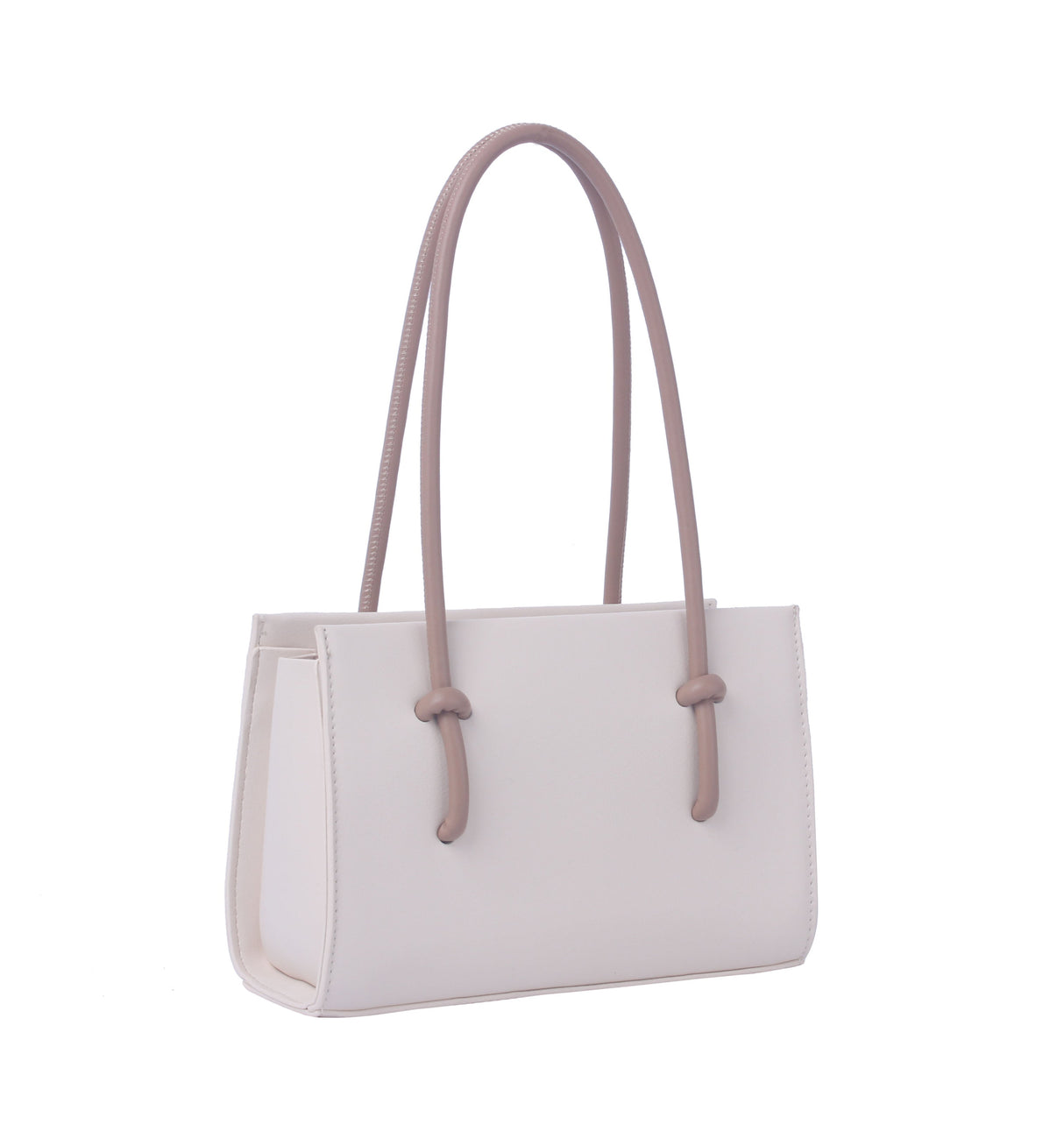 Contrast handle structured mini bag by hfstylish