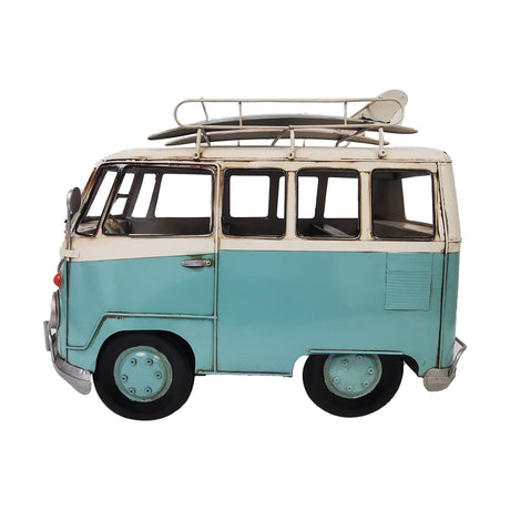 Oversized Vintage VW Bus Metal Model by Peterson Housewares & Artwares