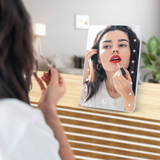 Smart Mirror Touchscreen Makeup Vanity by Pursonic