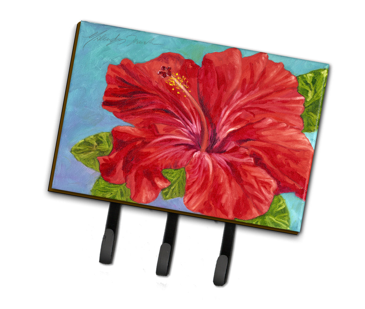 Red Hibiscus by Malenda Trick Leash or Key Holder TMTR0319TH68 by Caroline's Treasures