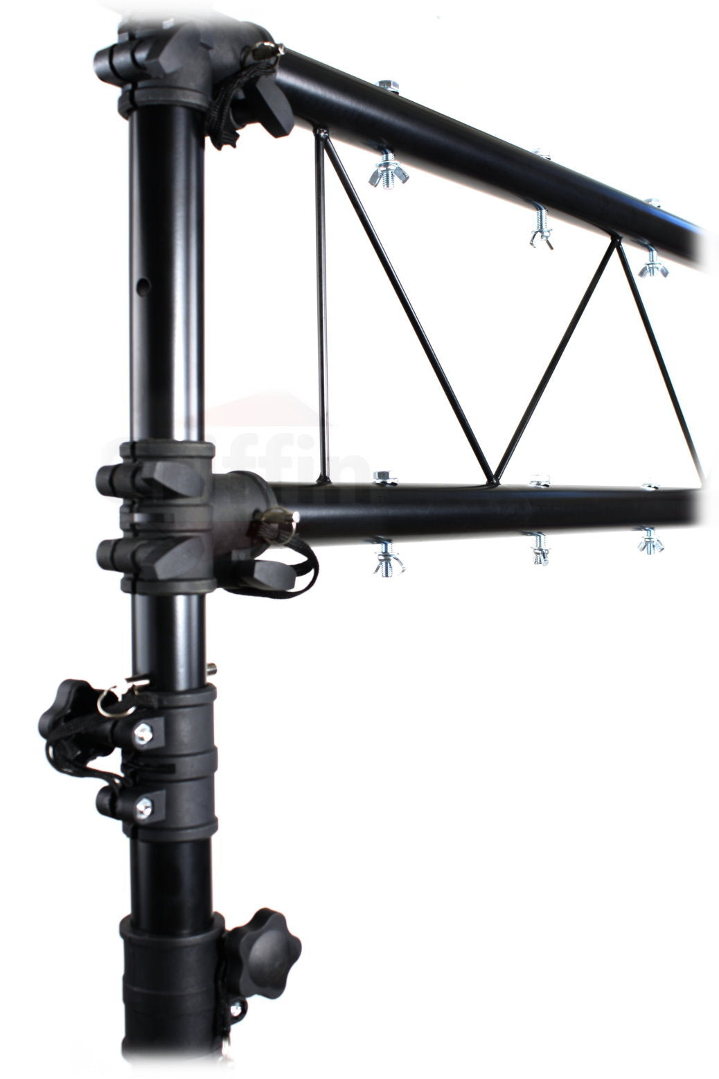 Light Truss Stand System by GRIFFIN - I-Beam Trussing Set & DJ Booth Platform Kit - Hanging Mount by GeekStands.com