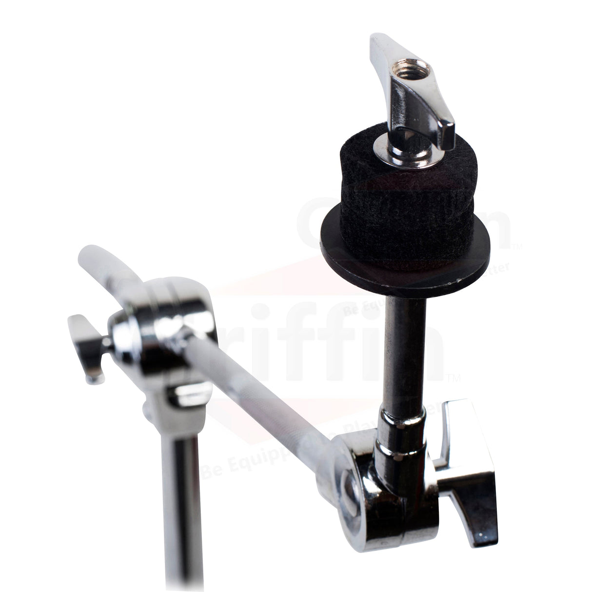 GRIFFIN Cymbal Boom Stand - Double Braced Drum Percussion Gear Hardware Set - Adjustable Height by GeekStands.com