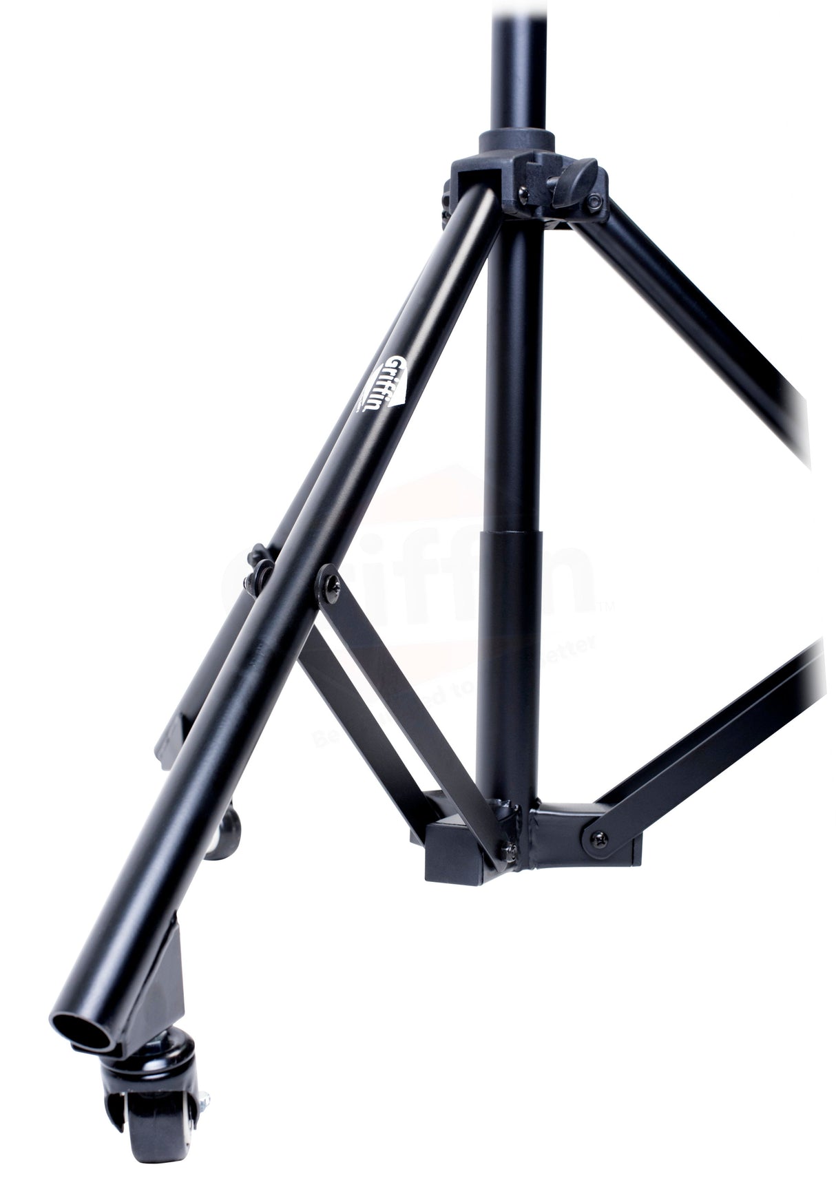 GRIFFIN Professional Studio Microphone Boom Stand with Casters - Extended Height Recording Mic by GeekStands.com