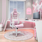 Techni Sport TS86 Ergonomic Pastel Gaming Chair, Pink by Level Up Desks