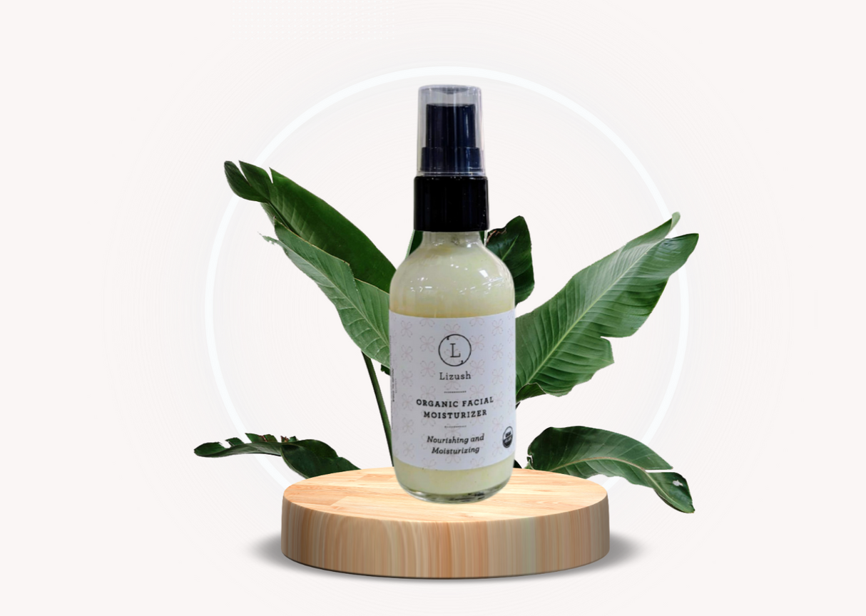 ORGANIC FACIAL MOISTURIZER Nourishing and Moisturizing by Lizush