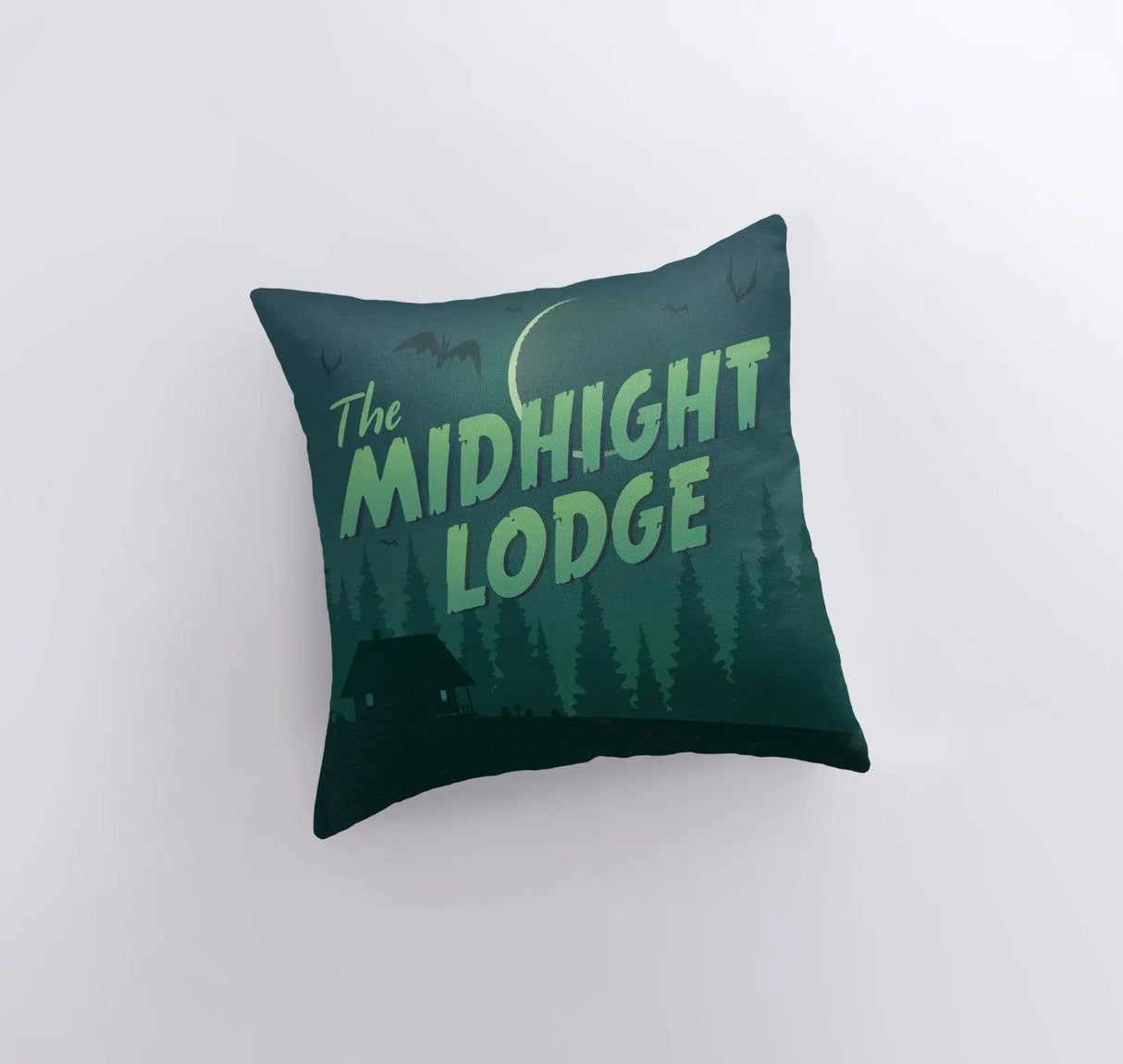 The Midnight Lodge Pillow Cover | Fall Décor | Halloween Pillows | Halloween Décor | Fall Throw Pillows | Cute Throw Pillows by UniikPillows - Vysn