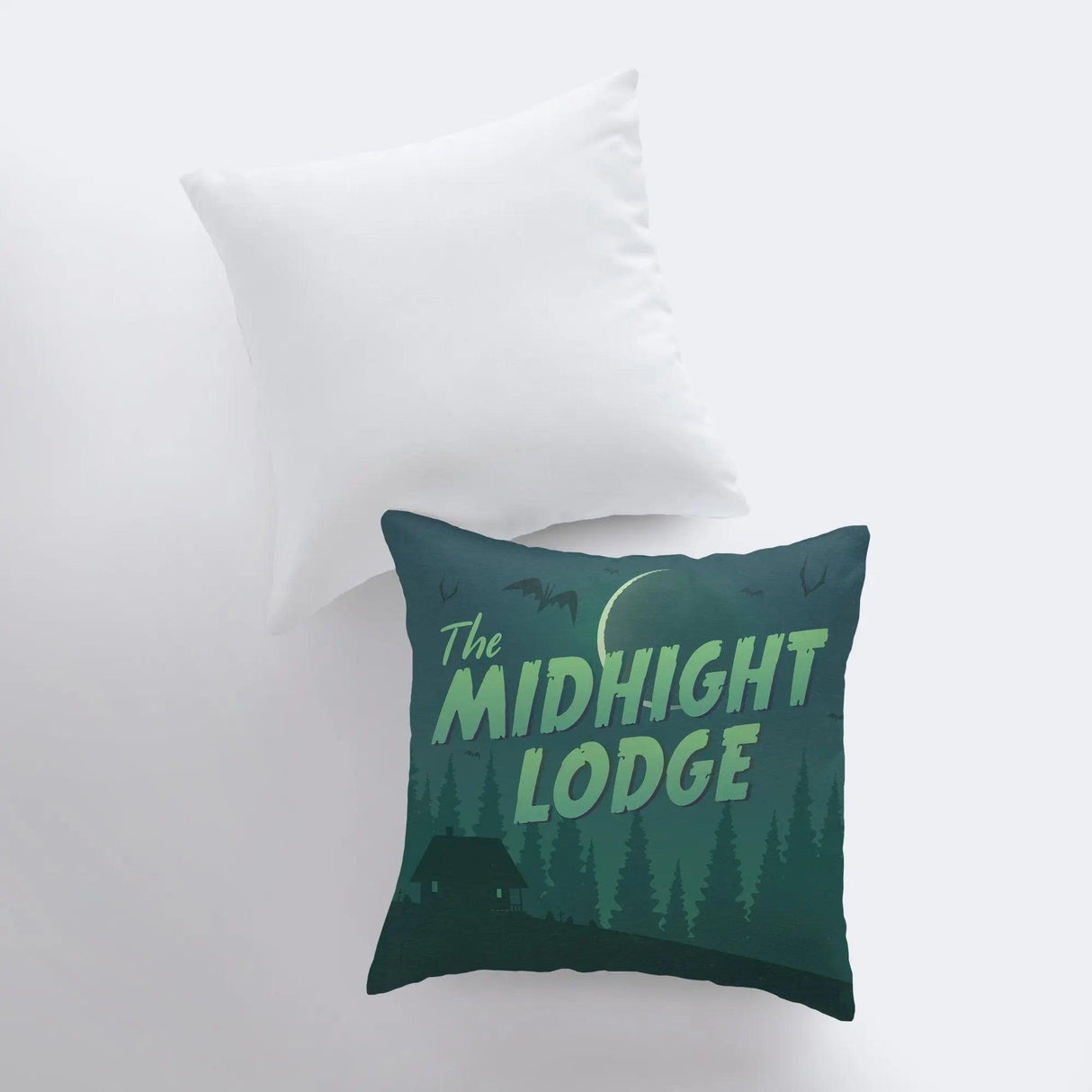 The Midnight Lodge Pillow Cover | Fall Décor | Halloween Pillows | Halloween Décor | Fall Throw Pillows | Cute Throw Pillows by UniikPillows - Vysn