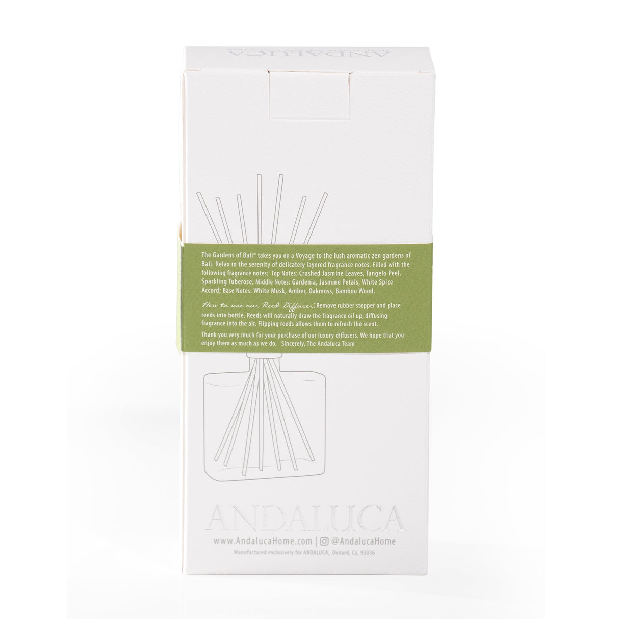 Gardens of Bali Reed Diffuser by Andaluca Home