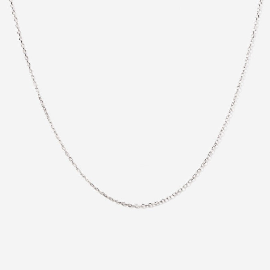 Cable Silver Chain Necklace by Little Sky Stone