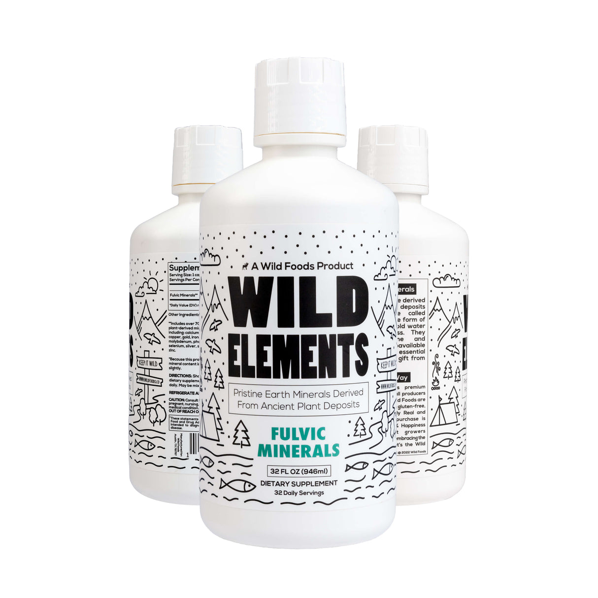 Fulvic Acid Minerals Blend by Wild Foods