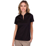 Three Sixty Six Women's 1/2 Zip Short Sleeve Polo by PROOZY