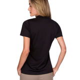 Three Sixty Six Women's 1/2 Zip Short Sleeve Polo by PROOZY