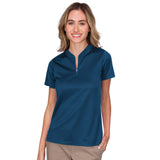 Three Sixty Six Women's 1/2 Zip Short Sleeve Polo by PROOZY