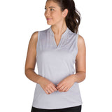 Three Sixty Six Women’s Collarless Golf Polo by PROOZY