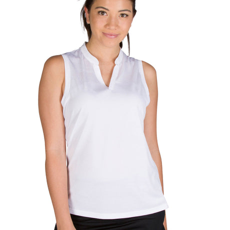 Three Sixty Six Women’s Collarless Golf Polo by PROOZY