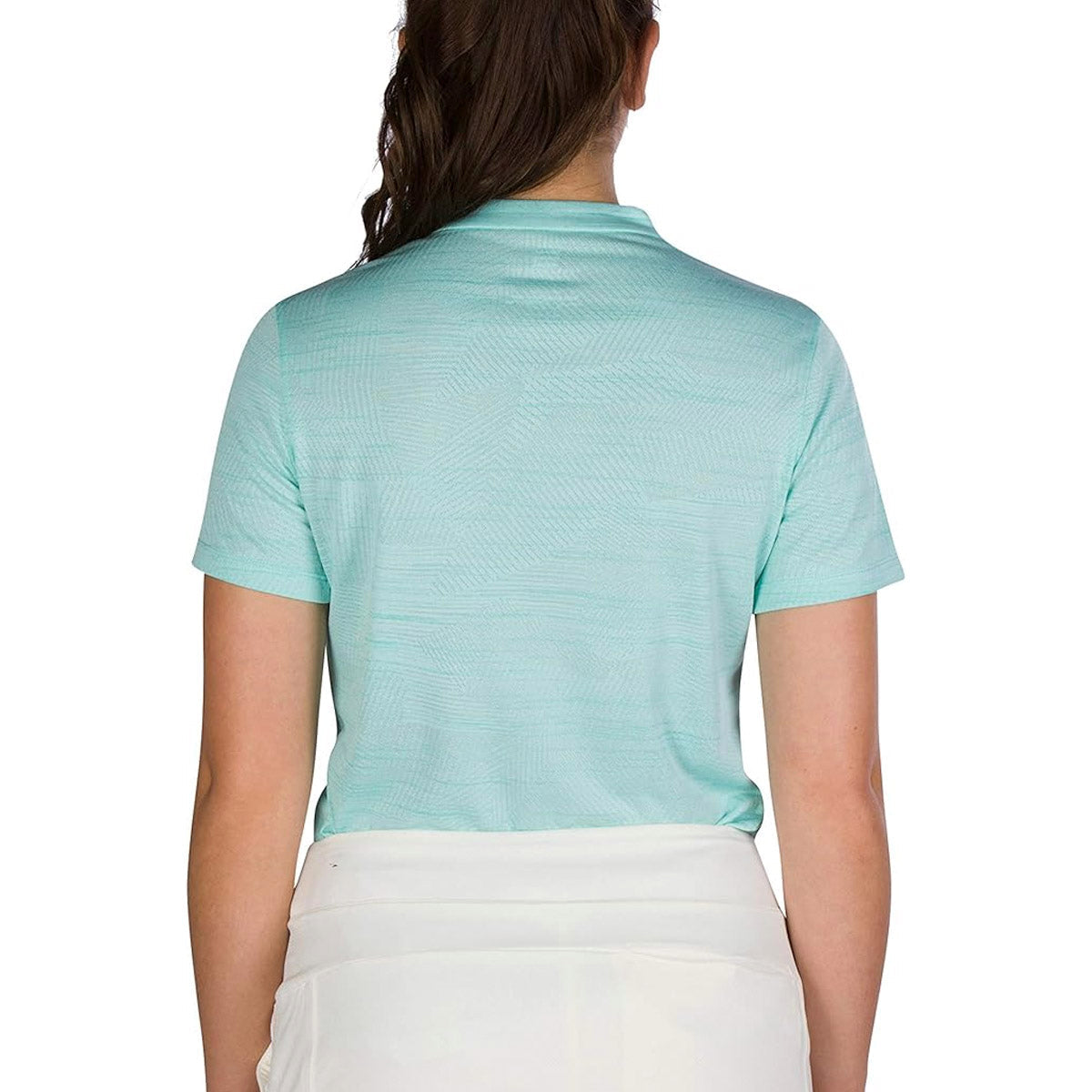 Three Sixty Six Women’s Short Sleeve Collarless Golf Polo by PROOZY