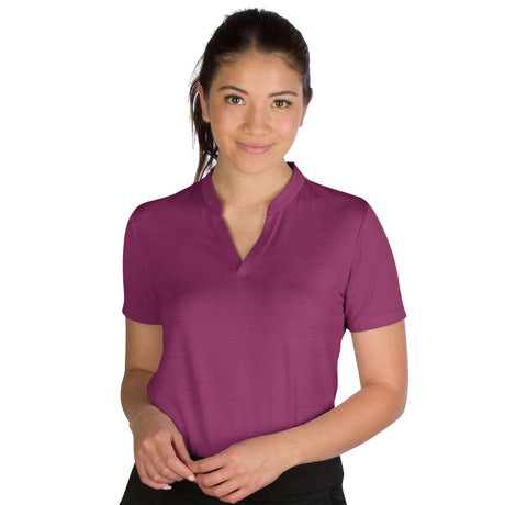 Three Sixty Six Women’s Short Sleeve Collarless Golf Polo by PROOZY