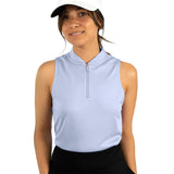 Three Sixty Six Women's Sleeveless 1/2 Zip Golf Polo by PROOZY